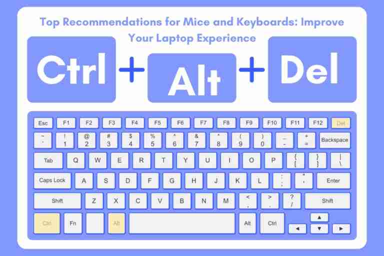 Top Recommendations For Mice And Keyboards: Improve Your Laptop Experience